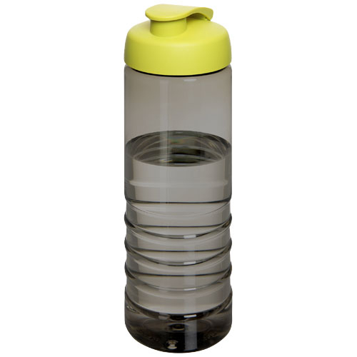 Bouteille sport personnalisable 750 ml Ocean Plastic H2O Active® Charbon et Citron vert